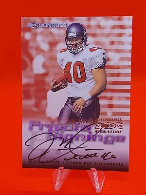 1999 Donruss Mike Alstott Private Signings Auto Signature On Card HOF • $23.49