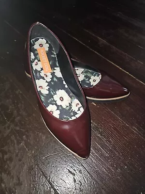 Rocket Dog Shoes Lipton Mary Jane Slip On Flat In Burgundy Women’s Size 8M. • $13