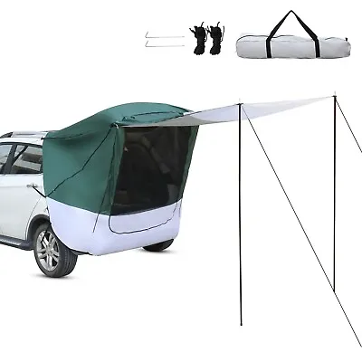 SUV Tailgate Tent With Awning Shade Waterproof Hatchback Camping Car Van Tent • $87.99