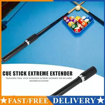 Pool Cue Extension Plastic Pool Stick Extension For 9 Balls Billiards Cue • $22.98