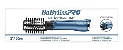 BaBylissPRO Nano Titanium  2  Rotating Blue Hot Air Brush BNT178UC - Open Box • $45