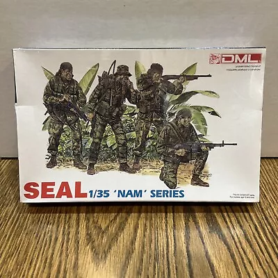 DML US Navy Seal Figure Set - Plastic Model Military Figure - 1/35 Scale - #3302 • $19.79