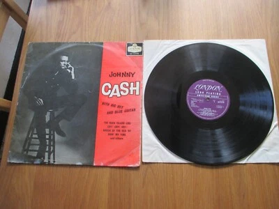 £5 • Buy Johnny Cash With His Hot & Blue Guitar UK LP London HA-S 2179 VG 1B/1B Flipback