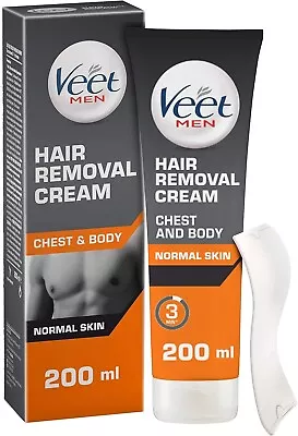 Veet For Men Hair Removal Gel Cream Smooth Skin 200 Ml Free & Fast Shipping • £7.99