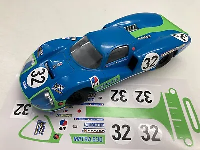 STICKERS FOR MATRA 630 #32 1/43 1/18 And 1/12 NO DECAL STICKER DCS043 • £10.81