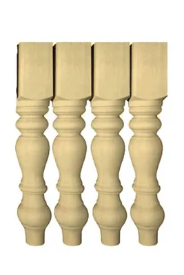 18''Unfinished Farmhouse Bench Legs Or 29  Table Legs Set Of 4 • $59