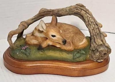 Deer Figurine Mill Creek Studios Day Dream 42030 Fawn Johanson 1999 2000 • $25.50