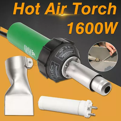AC220V 1600W Hot Air Torch Plastic Welding Heat Gun Pistol PVC Vinyl Welder Tool • $133.73
