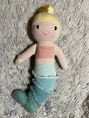 Cuddle + Kind Skye The Mermaid Handmade Plush Doll Stuffed Toy Peru Fast Ship • $16.79