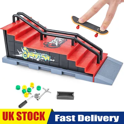 £10.89 • Buy Skate Park Ramp Kit Tech Deck Mini Fingerboard Finger Board Ultimate Park Gifts