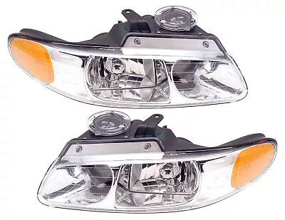 For 1996-1999 Chrysler Caravan Voyager Headlight Halogen Set Pair • $117.88