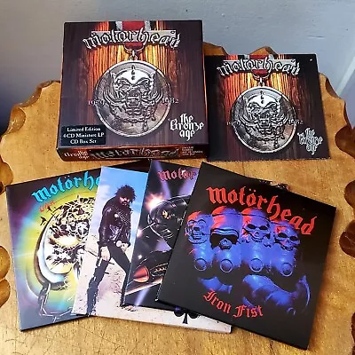 MOTORHEAD - The Bronze Age 4 CD UK Import Box Set Limited Edition 1979-1982 RARE • $139.99