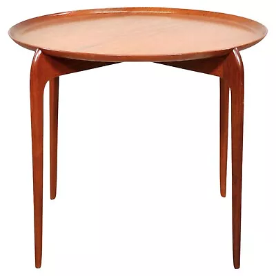 Mid-Century Danish Modern Teak Tray Table Engholm & Willumsen Fritz Hansen 1960s • $1500