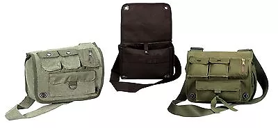 $27.99 • Buy Venturer Shoulder Bags - Military Canvas Urban Explorer Compact Messenger Bag