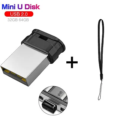 32GB 64GB Mini Flash Drives Memory Stick External Thumb Drives For PC Laptop • $8.99