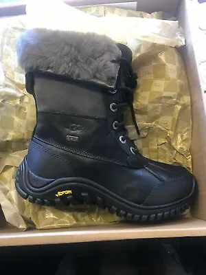 AUTHENTIC UGG ADIRONDACK II BOOTS 1906 Black And Grey WATERPROOF  • $125