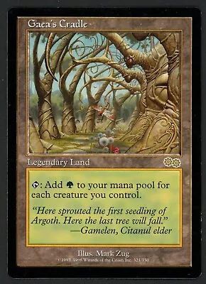 ***Gaea's Cradle (Light Bends)*** MTG Urza's Saga Magic Kid Icarus • $411