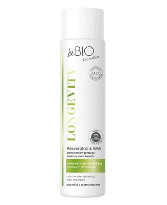 BeBio Cosmetics Longevity Natural Strengthening Hair Shampoo 300 Ml • £13.65