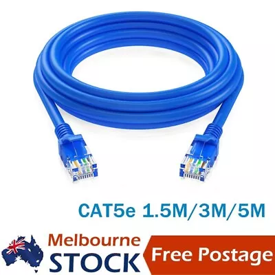 1.5/3/5m High Quality RJ45 Ethernet Cable LAN Router Internet Lead Network Wire • $5.89