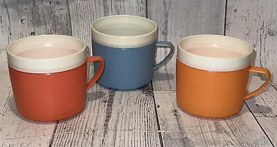 Vintage 1950's Bolero Therm-o-Ware Stain Proof Insulated Mugs (3) • $7.26