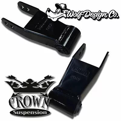 Crown Suspension 1997-2003 Ford F150 1 -2  DROP LOWERING SHACKLES SHACKLE KIT • $42.50