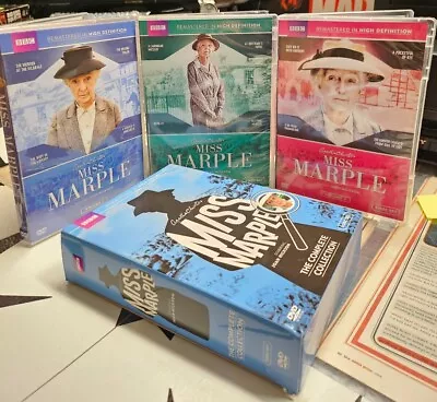 MISS MARPLE Complete Series DVD Collection BBC 9 Disc Set Season 1-3 • $15