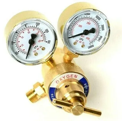 Oxygen Gas Welding Regulator Pressure Gauge Victor Type CGA540 Solid Brass • $31.89