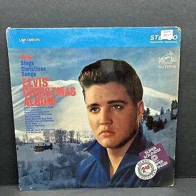 ELVIS’ Christmas Album 1964 RCA VICTOR LP LSP1951  VINYL EX ORIG. SHRINK • $14.95