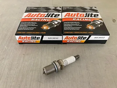 EIGHT(8) Autolite AR3932 Racing Spark Plug SET Fits Champion C57CX NGK R5671A-10 • $35.92