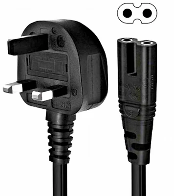 £3.79 • Buy Pro ELEC 1M Figure Power Lead Cable Mains UK Plug Cord IEC C7 Laptop Printer TV