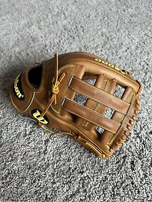 Wilson A2000 DW5 12” Baseball Softball Glove Saddle Tan • $350