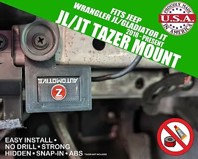 Fits Jeep Wrangler JL/Gladiator JT 2018+ TAZER Mount • $15.99