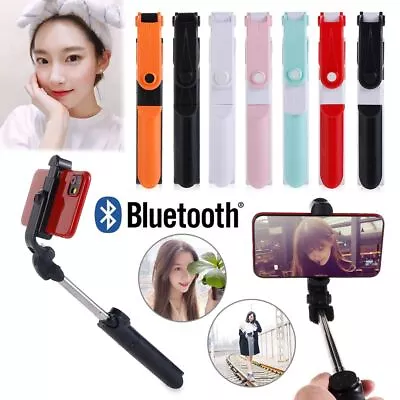 Tripod Stand Mini Extendable Selfie Stick Bluetooth 4 In 1 Wireless Telescopic • £8.42