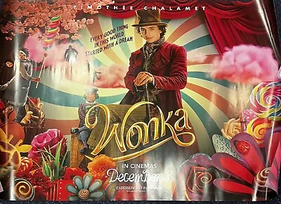 Wonka Quad Poster • £15