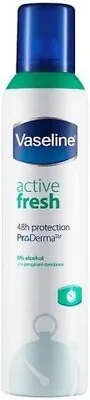 Vaseline Anti-Perspirant Aerosol Deodorant Active Fresh  250ml • £6.84