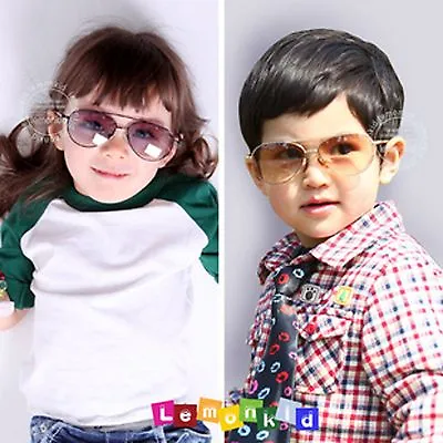 Cool Children Boys Girls Kids Fashion Aviator Sun UV Protection Sunglasses • $16.20