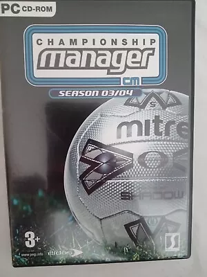 Championship Manager: Season 03-04 (PC CD) • £9.99