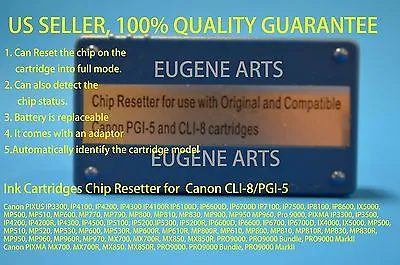$23.94 • Buy Canon Ink Cartridge Chip Resetter CLI-8 PGI-5 PIXUS IP3300 IP4100 IP4200 IP4300