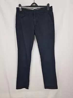 Mens 32R Navy Zara Cotton Smart Toursers Chino Slim Fit  • £9.99