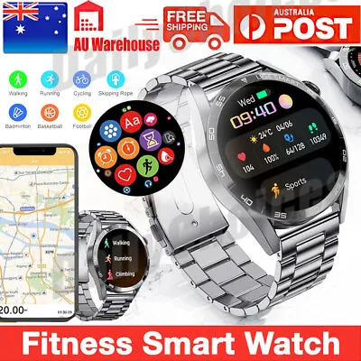 $56.45 • Buy Fitness Smart Watch Women Men Tracker Heart Rate For IPhone Android Waterproof