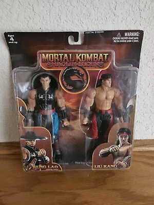 Mortal Kombat Shaolin Monks Kung Lao & Liu Kang Figures Midway Jazwares • $70