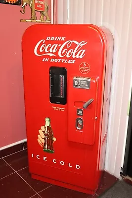 1949-55 Coca-Cola Soda Vending Machine Vendo 39 Original /Working • $7500