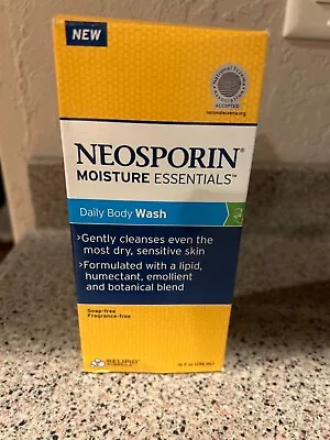 £37.01 • Buy Neosporin Moisture Essentials Daily Body Wash Soap & Fragrance Free 10 Oz New