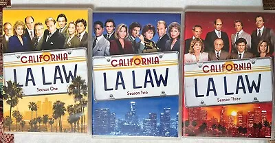 LA Law TV Series Seasons 1-3  DVDs 1 2 3 -EUC -Harry Hamlin-Corbin Bernson • $24.95