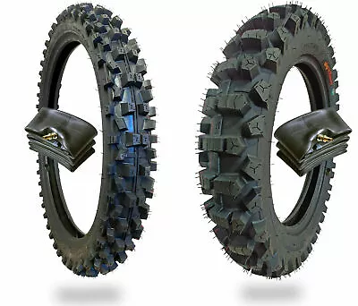 110/90-19 And 80/100-21 Motocross Dirt Bike Tire And 2.5mm Heavy Duty Inner Tube • $131.81