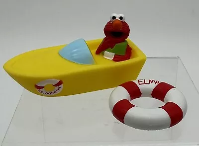 Sesame Street Elmo Boating Cake Topper Cake Decorating Floats Bath Toy Dorothy • $5