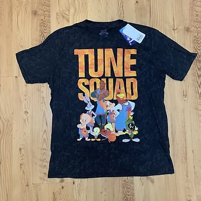 Space Jam: A New Legacy T-Shirt TUNE SQUAD Block Size XL EG LeBron James Warner • $11.58