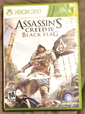 Xbox 360 Assassin's Creed IV Black Flag Assassins Creed 4 In Case • $5