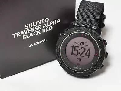 EXC Suunto Traverse Alpha Black Red SS023157000 GPS Outdoor APAC Limited Watch • $233