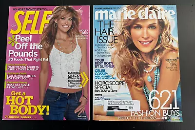 MOLLY SIMS SELF & MARIE CLAIRE MAGAZINE - May & Aug 2006 - LAS VEGAS • $9.95